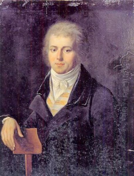 Portrait De Francois Adrien Boieldieu Oil Painting by Henri-Pierre Danloux