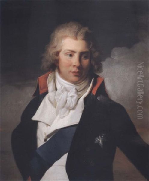 Portrait Of Prince Ernest Augustus, Duke Of Brunswick-luneburg Oil Painting by Henri-Pierre Danloux