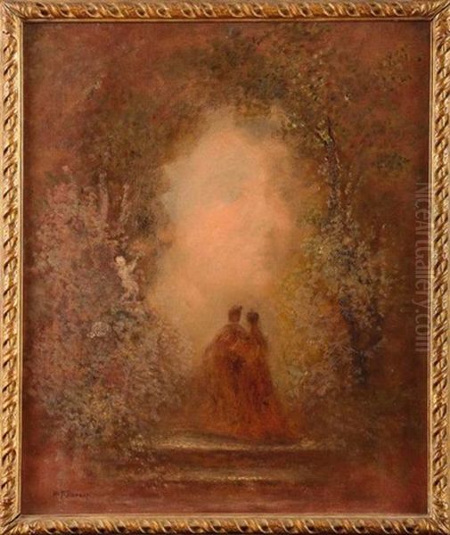 Elegantes En Sous-bois Oil Painting by William Turner Dannat