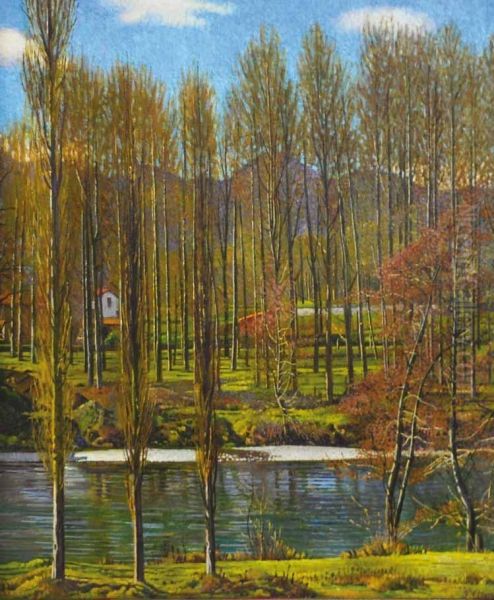 paisaje Oil Painting by Feliu Elias Apa