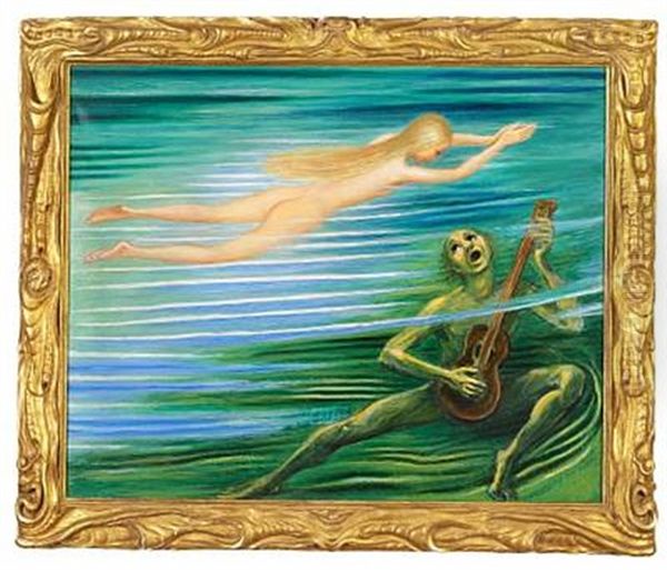 Nacken Oil Painting by Nils Dardel