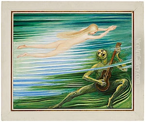 Nacken Oil Painting by Nils Dardel