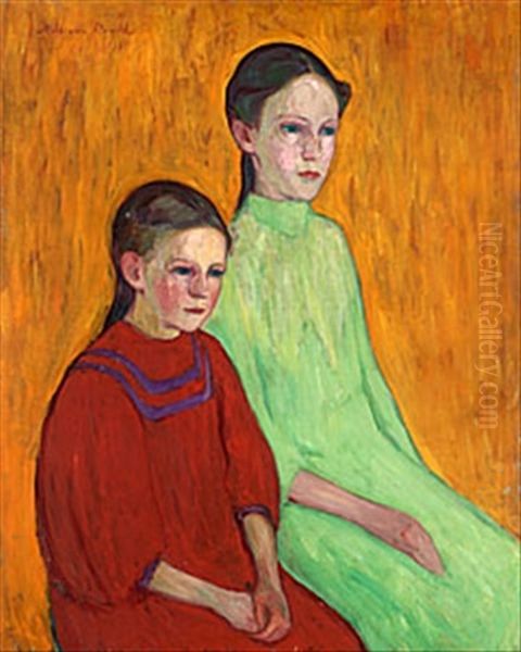 Tva Flickor by Nils Dardel