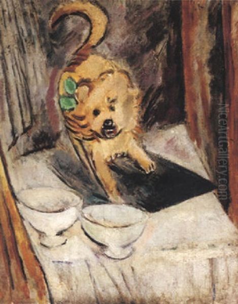 Min Hund Oil Painting by Nils Dardel