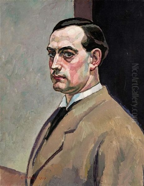 Portrait D'homme Oil Painting by Georges Darel