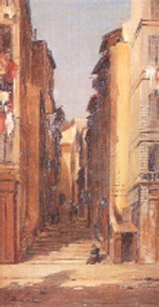 Le Vieux Marseille Oil Painting by Paul Joseph Victor Dargaud