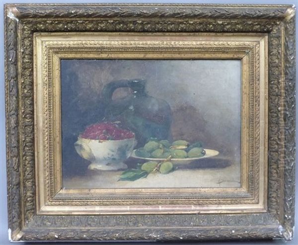 Nature Morte Aux Fruits Oil Painting by Henri Gaston Darien