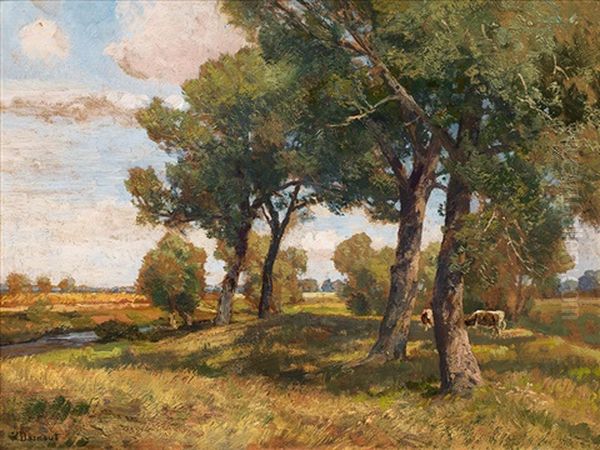 Sommerliche Landschaft Oil Painting by Hugo Darnaut