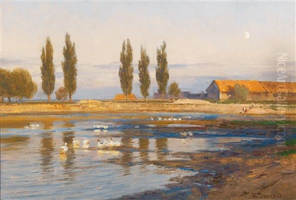 Summer Idyll Oil Painting by Hugo Darnaut