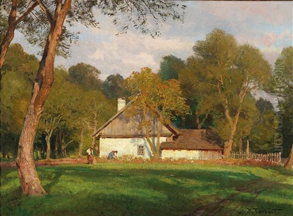 A Sunny Day In The Wienerwald Oil Painting by Hugo Darnaut