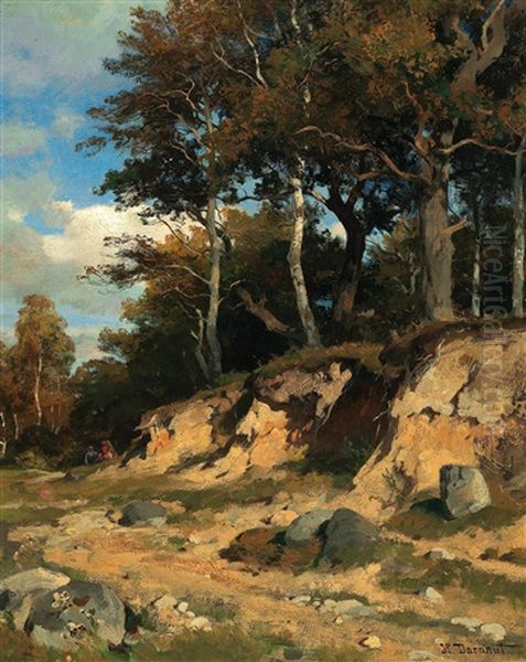 Scene On The Island Of Rugen Oil Painting by Hugo Darnaut