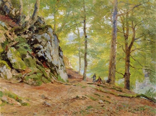 Motiv Aus Merkenstein Oil Painting by Hugo Darnaut