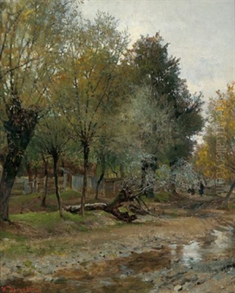 Im Wienerwald (?) Oil Painting by Hugo Darnaut