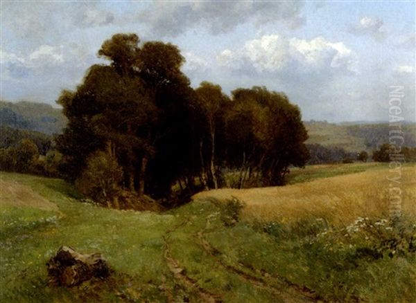 Aus Dem Wienerwald Oil Painting by Hugo Darnaut