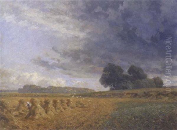 Aufziehendes Unwetter Oil Painting by Hugo Darnaut