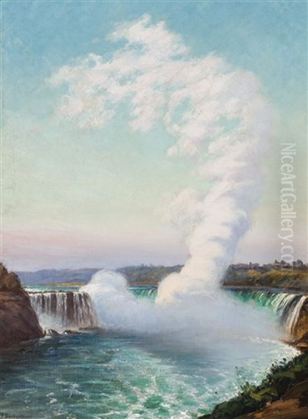 Niagara Falls Oil Painting by Paul Dartiguenave