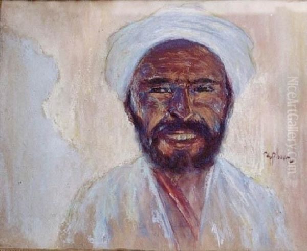 Arab Oil Painting by Maurycy Apfelbaum