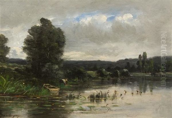 Riverscape by Charles Francois Daubigny