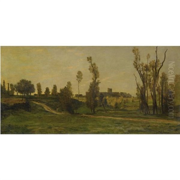 Le Ravin D'optevoz Oil Painting by Charles Francois Daubigny