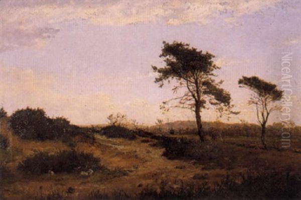 Paysage Oil Painting by Charles Francois Daubigny