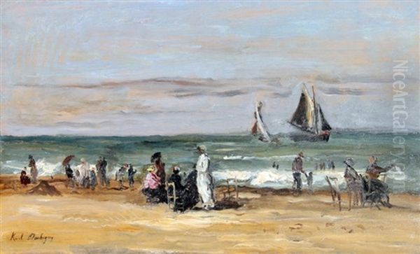 Les Pecheurs by Karl Pierre Daubigny