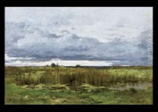 Avant L'orage Oil Painting by Karl Pierre Daubigny