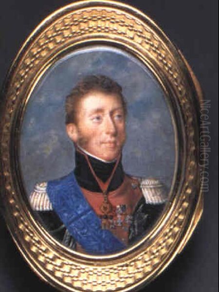 Louis Antoine, Duke Of Angouleme Oil Painting by Pierre Daubigny