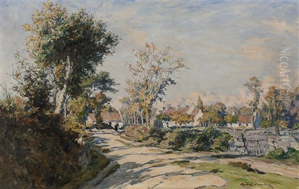 Le Chemin Oil Painting by Andre Eugene Dauchez