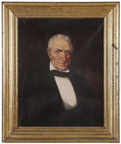 Portrait Of Former Illinois Governor John Reynolds Oil Painting by Patrick Henry Davenport