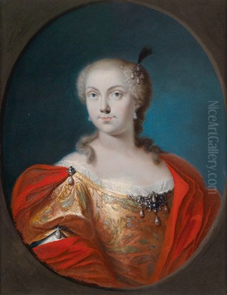 Bildnis Einer Aristokratischen Dame Oil Painting by Antonio David