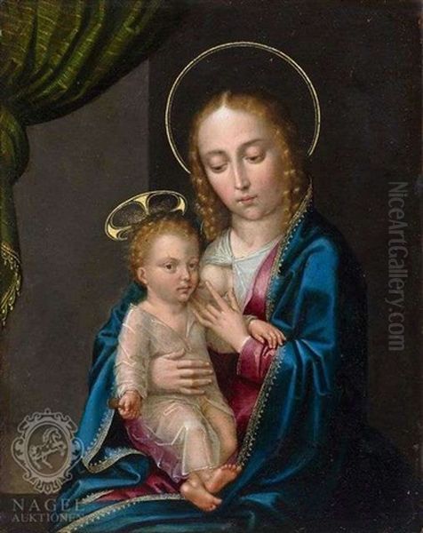 Madonna Oil Painting by Gerard David