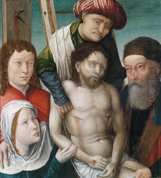 Die Kreuzabnahme Oil Painting by Gerard David