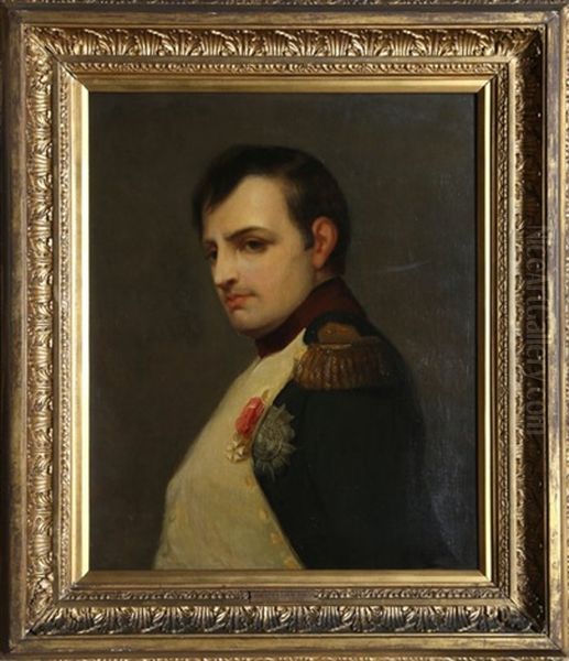 Portrait Of Napoleon Oil Painting by Jacques-Louis David