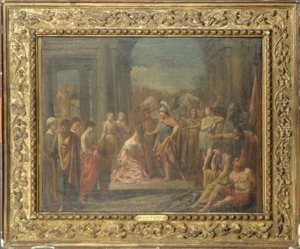 La Dame Agenouillee Oil Painting by Jacques-Louis David