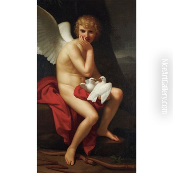 Cupid Chastised by Jacques-Louis David