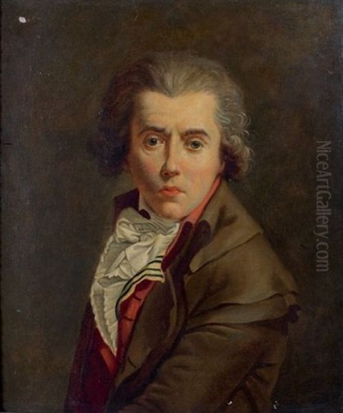 Autoportrait Oil Painting by Jacques-Louis David