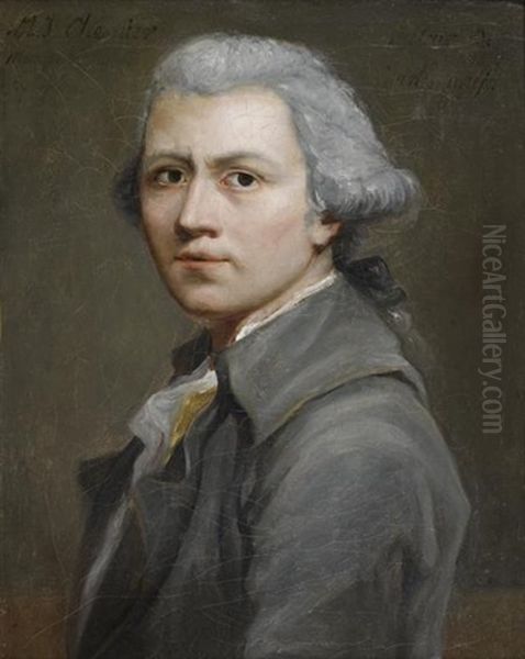 Portrait De Marie-joseph Chenier (?) Oil Painting by Jacques-Louis David