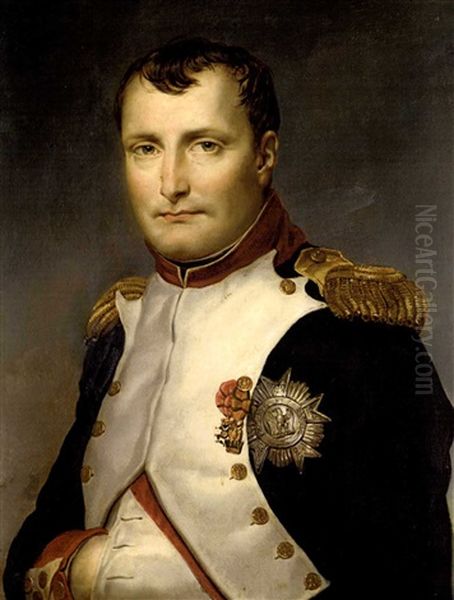 Portrait Of Napoleon Oil Painting by Jacques-Louis David