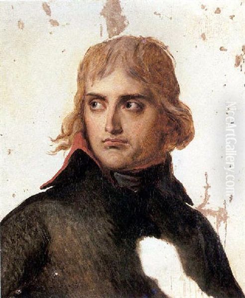 Portrait En Buste De Napoleon Bonaparte Oil Painting by Jacques-Louis David