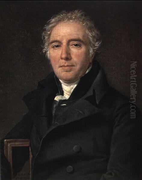 Portrait De Ramel Oil Painting by Jacques-Louis David