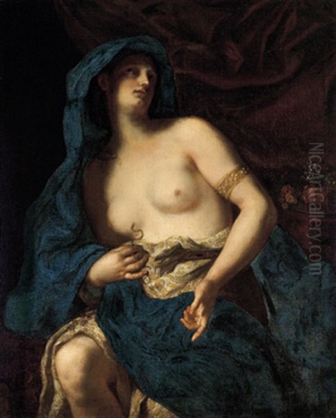 Der Selbstmord Der Cleopatra Oil Painting by Ludovico Antonio David