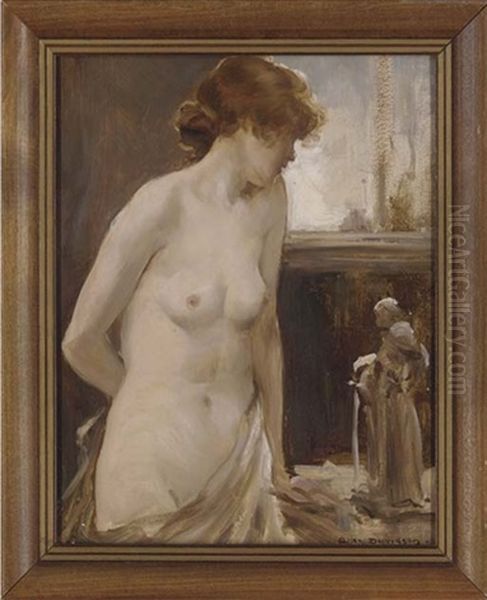 Flesh Of Ivory Oil Painting by Allan Douglas Davidson