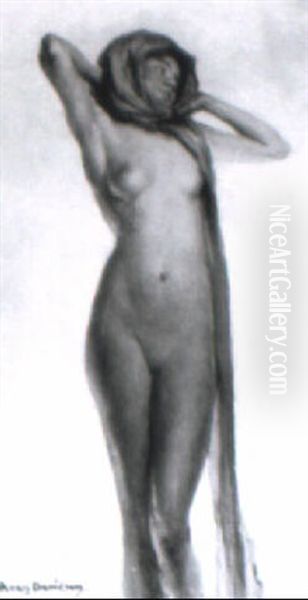 Nude Oil Painting by Allan Douglas Davidson