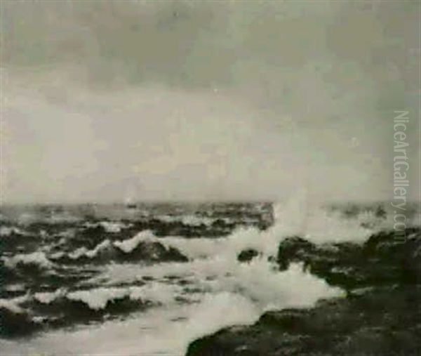 Seascape Oil Painting by Charles Grant Davidson