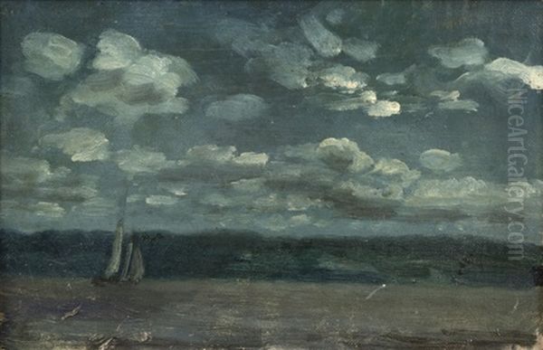 Storm Clouds Oil Painting by Arthur B. Davies