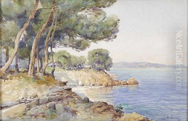 Bord De Mer Pres De Toulon Oil Painting by Emile Appay