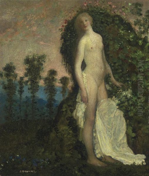 Daughter Of Persephone Oil Painting by Arthur B. Davies