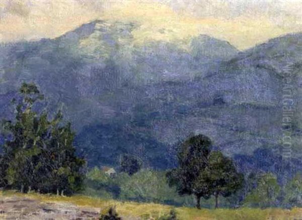 Vermont Oil Painting by Arthur B. Davies