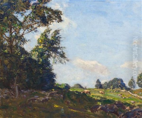 Afternoon Shade, Summer Oil Painting by Charles Harold Davis