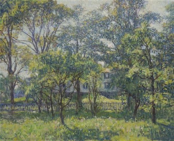 House Through The Trees Oil Painting by Charles Harold Davis